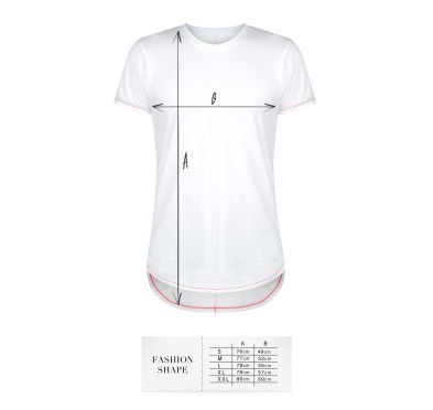 T-shirt men white S fashion